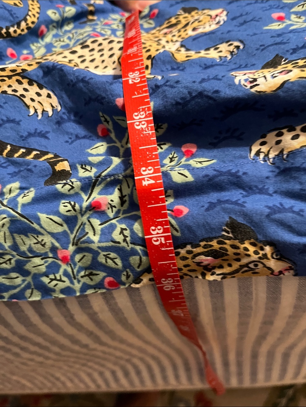 Printfresh Royal Blue Leopard & Floral Sleep Cami - Picture 6 of 9